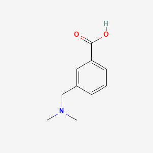 3-((Dimethylamino)methyl)benzoic acid chemical structure (CAS 155412-73-0)