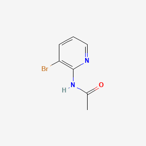 N-(3-Bromopyridin-2-yl)acetamide chemical structure (CAS 155444-28-3)