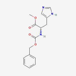 Methyl ((benzyloxy)carbonyl)-L-histidinate chemical structure (CAS 15545-10-5)