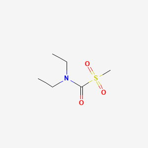 N,N-Diethyl-1-(methylsulfonyl)methanamide chemical structure (CAS 155514-79-7)