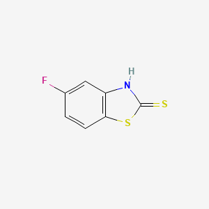 5-Fluorobenzo[d]thiazole-2-thiol chemical structure (CAS 155559-81-2)