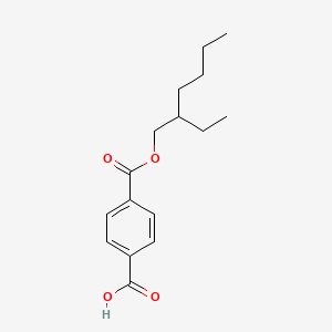 4-(((2-Ethylhexyl)oxy)carbonyl)benzoic acid chemical structure (CAS 155603-50-2)