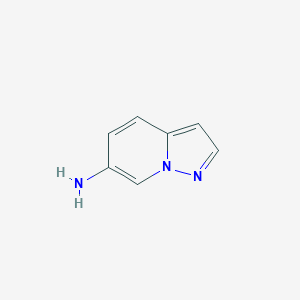 Pyrazolo[1,5-a]pyridin-6-amine chemical structure (CAS 1556451-03-6)