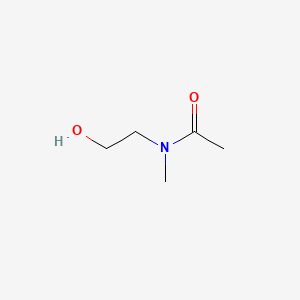 N-(2-Hydroxyethyl)-N-methylacetamide chemical structure (CAS 15567-95-0)