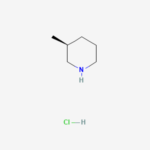 (S)-3-Methylpiperidine hydrochloride chemical structure (CAS 155797-02-7)