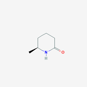 (S)-6-Methylpiperidin-2-one chemical structure (CAS 1558-58-3)