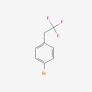 1-Bromo-4-(2,2,2-trifluoroethyl)benzene chemical structure (CAS 155820-88-5)