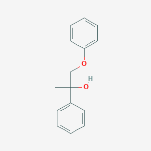 1-Phenoxy-2-phenylpropan-2-ol chemical structure (CAS 155848-04-7)