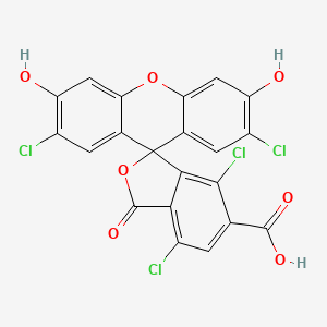 4,7,2',7'-Tetrachloro-6-carboxyfluorescein chemical structure (CAS 155911-14-1)