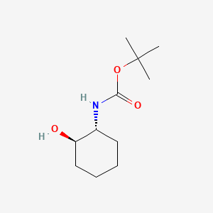 tert-Butyl ((1R,2R)-2-hydroxycyclohexyl)carbamate chemical structure (CAS 155975-19-2)