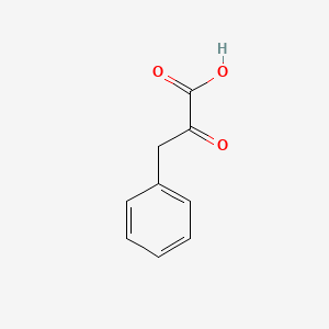 2-Oxo-3-phenylpropanoic acid chemical structure (CAS 156-06-9)