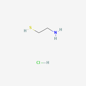 2-Aminoethanethiol hydrochloride chemical structure (CAS 156-57-0)