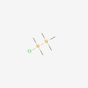 Chloropentamethyldisilane chemical structure (CAS 1560-28-7)