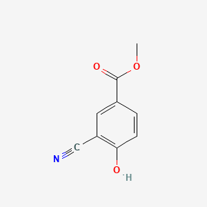 Methyl 3-cyano-4-hydroxybenzoate chemical structure (CAS 156001-68-2)