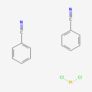 cis-Bis(benzonitrile)dichloroplatinum(II) chemical structure (CAS 15617-19-3)