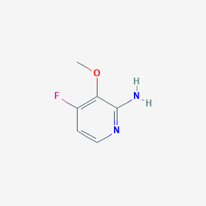 4-Fluoro-3-methoxypyridin-2-amine chemical structure (CAS 1561781-82-5)