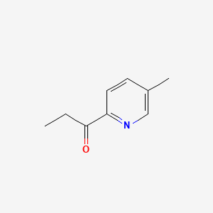1-(5-Methylpyridin-2-yl)propan-1-one chemical structure (CAS 1563017-62-8)