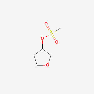 Tetrahydrofuran-3-yl methanesulfonate chemical structure (CAS 156380-34-6)