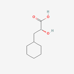 (R)-a-Hydroxy-cyclohexanepropanoic acid chemical structure (CAS 156469-00-0)