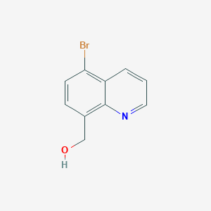 (5-Bromoquinolin-8-yl)methanol chemical structure (CAS 1566502-75-7)