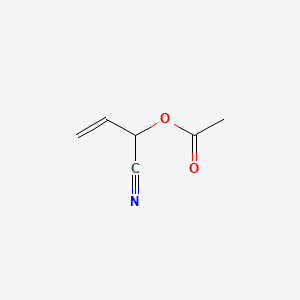 1-Cyanoallyl acetate chemical structure (CAS 15667-63-7)