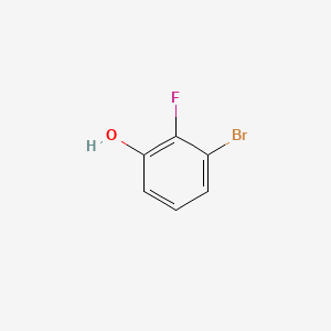 3-Bromo-2-fluorophenol chemical structure (CAS 156682-53-0)