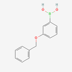 (3-(Benzyloxy)phenyl)boronic acid chemical structure (CAS 156682-54-1)