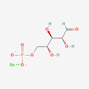 Barium (2R,3R,4R)-2,3,4-trihydroxy-5-oxopentyl phosphate chemical structure (CAS 15673-79-7)