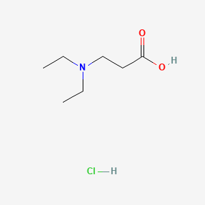 3-(Diethylamino)propanoic acid hydrochloride chemical structure (CAS 15674-67-6)