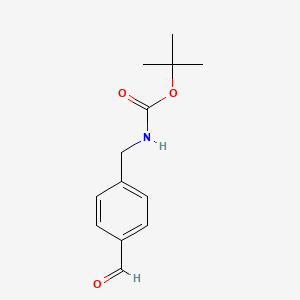 tert-Butyl 4-formylbenzylcarbamate chemical structure (CAS 156866-52-3)