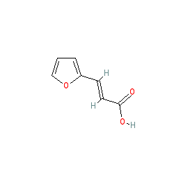(E)-3-(Furan-2-yl)acrylic acid chemical structure (CAS 15690-24-1)