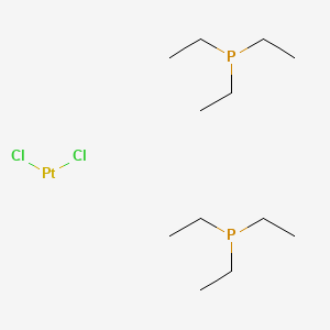 cis-Dichlorobis(triethylphosphine)platinum(II) chemical structure (CAS 15692-07-6)