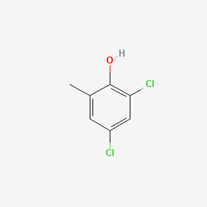 2,4-Dichloro-6-methylphenol chemical structure (CAS 1570-65-6)