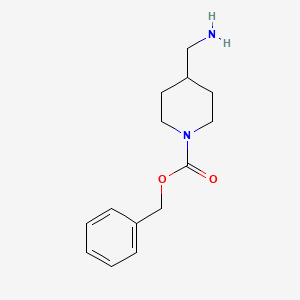1-Cbz-4-(aminomethyl)piperidine chemical structure (CAS 157023-34-2)