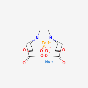 Sodium ferric ethylenediaminetetraacetate chemical structure (CAS 15708-41-5)
