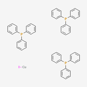 Iodotris(triphenylphosphine)copper chemical structure (CAS 15709-82-7)
