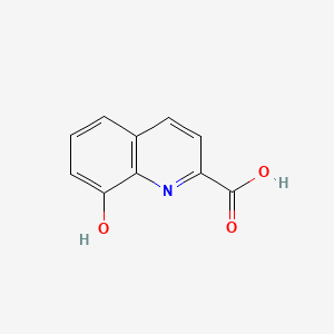 8-Hydroxyquinoline-2-carboxylic acid chemical structure (CAS 1571-30-8)