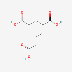 Hexane-1,3,6-tricarboxylic acid chemical structure (CAS 1572-40-3)