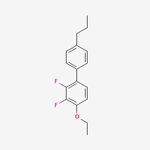 4-Ethoxy-2,3-difluoro-4′-propyl-1,1′-biphenyl chemical structure (CAS 157248-24-3)