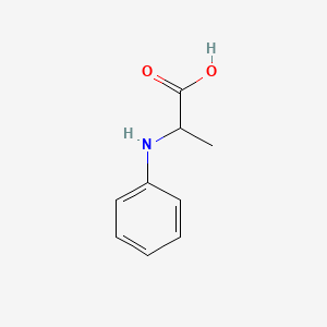 2-(Phenylamino)propanoic acid chemical structure (CAS 15727-49-8)