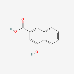 4-Hydroxy-2-naphthoic acid chemical structure (CAS 1573-91-7)
