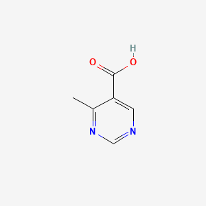 4-Methylpyrimidine-5-carboxylic acid chemical structure (CAS 157335-92-7)
