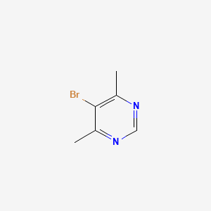 5-Bromo-4,6-dimethylpyrimidine chemical structure (CAS 157335-97-2)