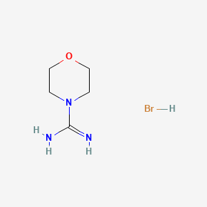 Morpholine-4-carboximidamide hydrobromide chemical structure (CAS 157415-17-3)