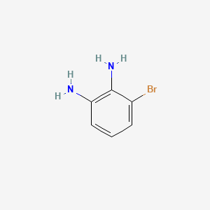3-Bromobenzene-1,2-diamine chemical structure (CAS 1575-36-6)