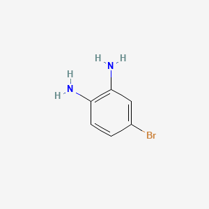 4-Bromobenzene-1,2-diamine chemical structure (CAS 1575-37-7)