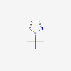 1-(tert-Butyl)-1H-pyrazole chemical structure (CAS 15754-60-6)