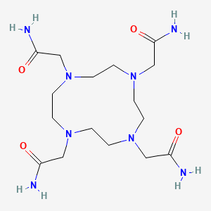 2,2',2'',2'''-(1,4,7,10-Tetraazacyclododecane-1,4,7,10-tetrayl)tetraacetamide chemical structure (CAS 157599-02-5)