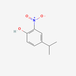 4-Isopropyl-2-nitrophenol chemical structure (CAS 1576-10-9)