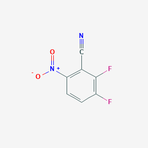 2,3-Difluoro-6-nitrobenzonitrile chemical structure (CAS 157647-01-3)